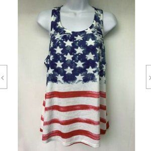 Women Striped Tank Top Cami L